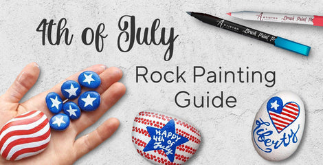 The Best Inspirational 4th of July Rock Painting Ideas from Artistro | Artistro