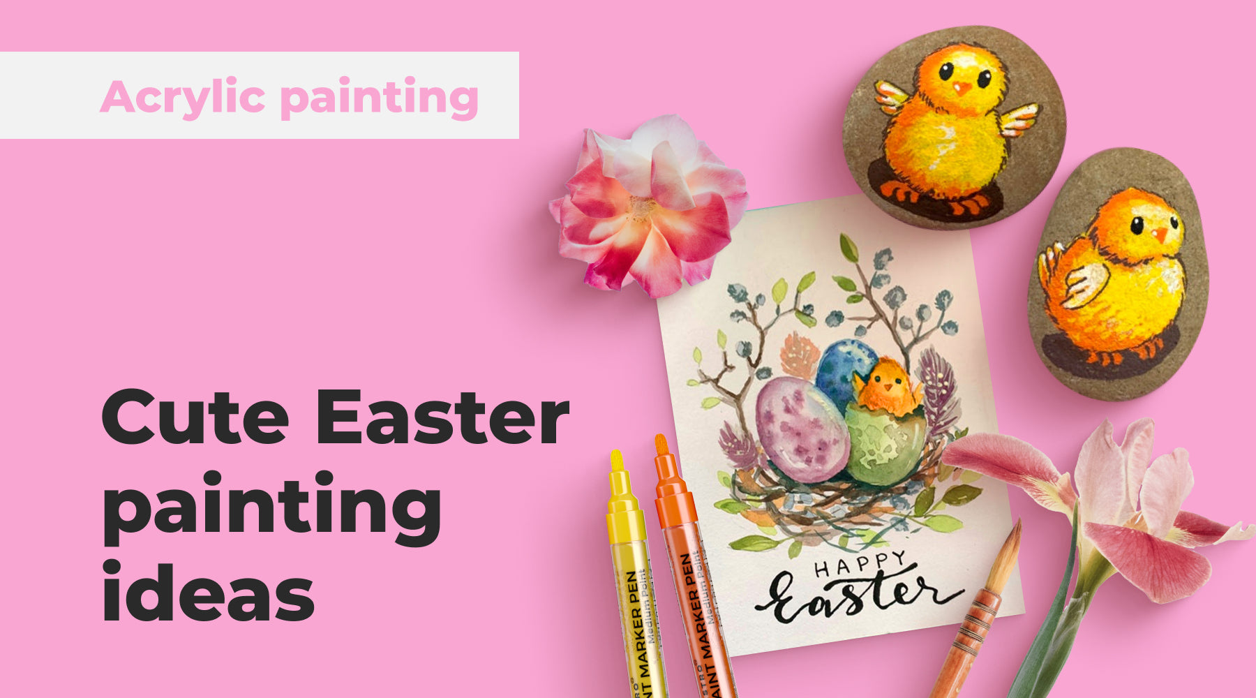 Easter Painting Ideas: 40 Cute Easter Paintings & Easter Drawing Ideas