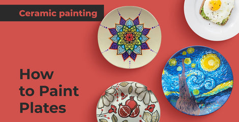 How to Paint Glass Plates: 5 DIY Master Classes for Beginners | Artistro