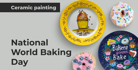 World Baking Day DIY Plate Painting Tutorial | Artistro