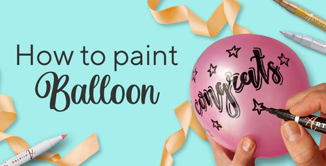 Party Balloon Lettering Painting Tutorial from Artistro | Artistro