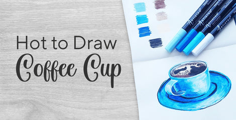 Cup of Coffee Painting Tutorial