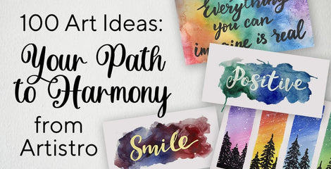 100 Art Therapy Exercises: Your Path to Harmony from Artistro | Artistro