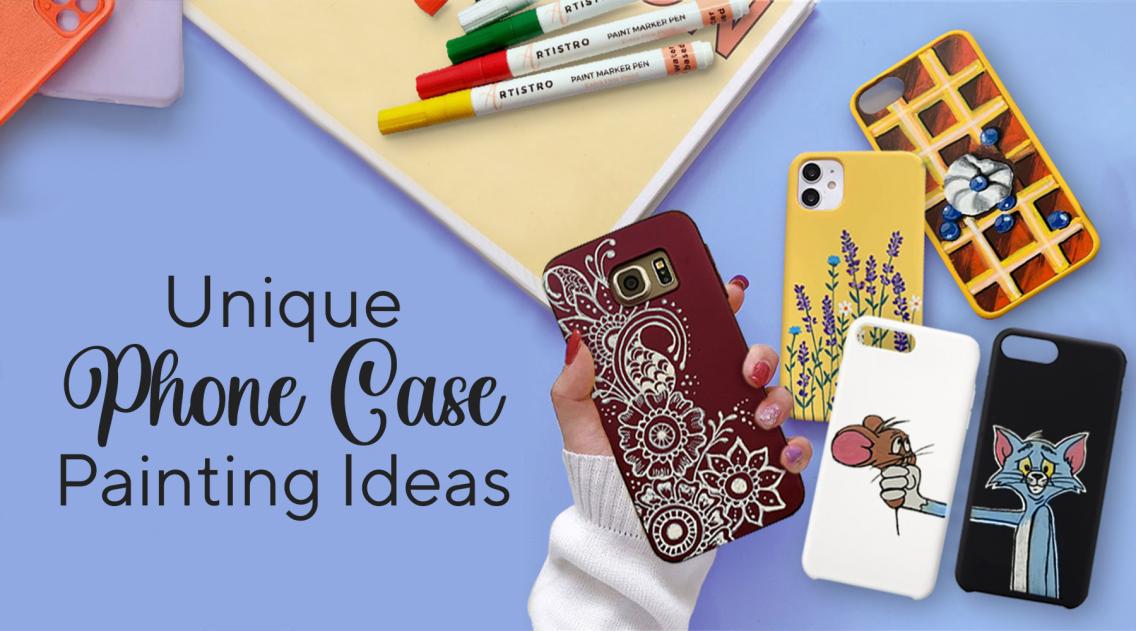 How to Paint a Phone Case: 20 Phone Case Painting Ideas & cute mobile cover  painting
