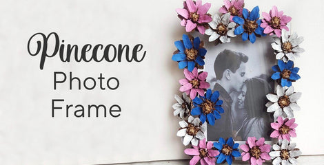 Pine Cone Picture Frame Tutorial