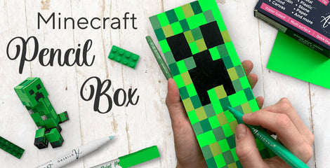 How To Make Minecraft Creeper Pencil Box 
