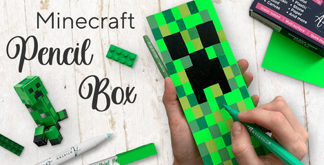 How To Make Minecraft Creeper Pencil Box
