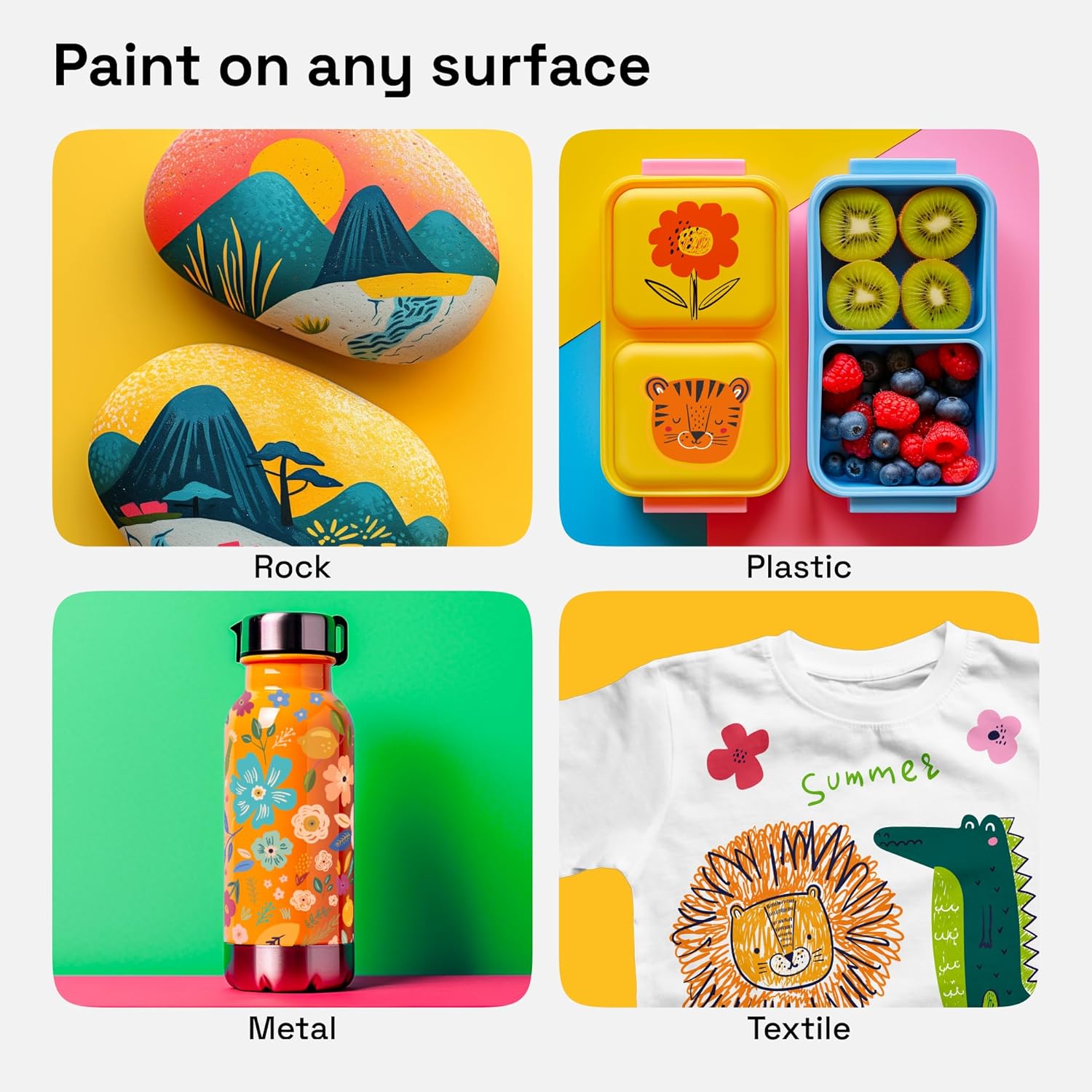 ARTISTRO 12 Wine Glass Acrylic Paint Markers - Washable Non-Toxic Dual Tip Acrylic Paint Pens for Car Window, Mirror, Ceramic