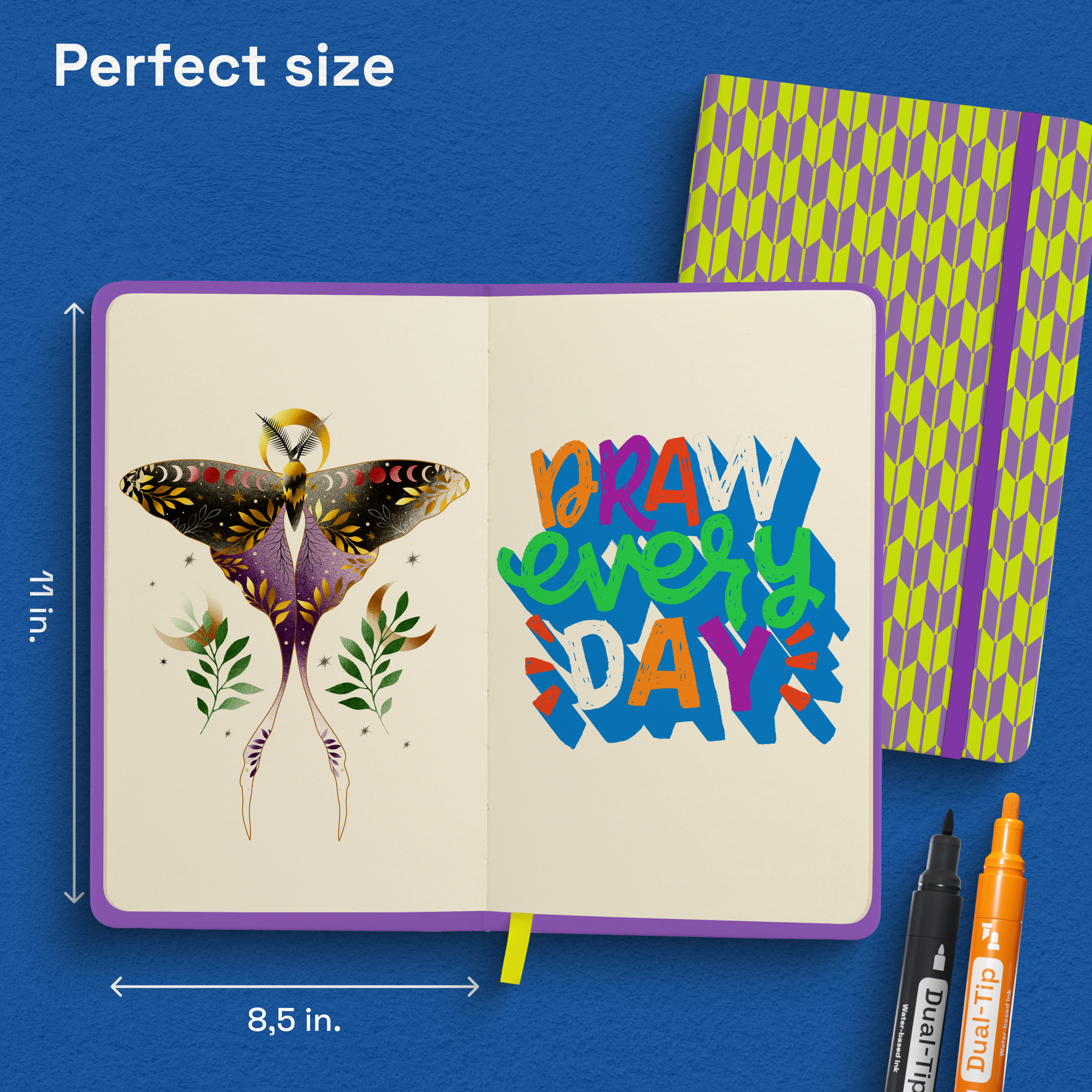 ARTISTRO Premium Hardcover Sketchbook Duo