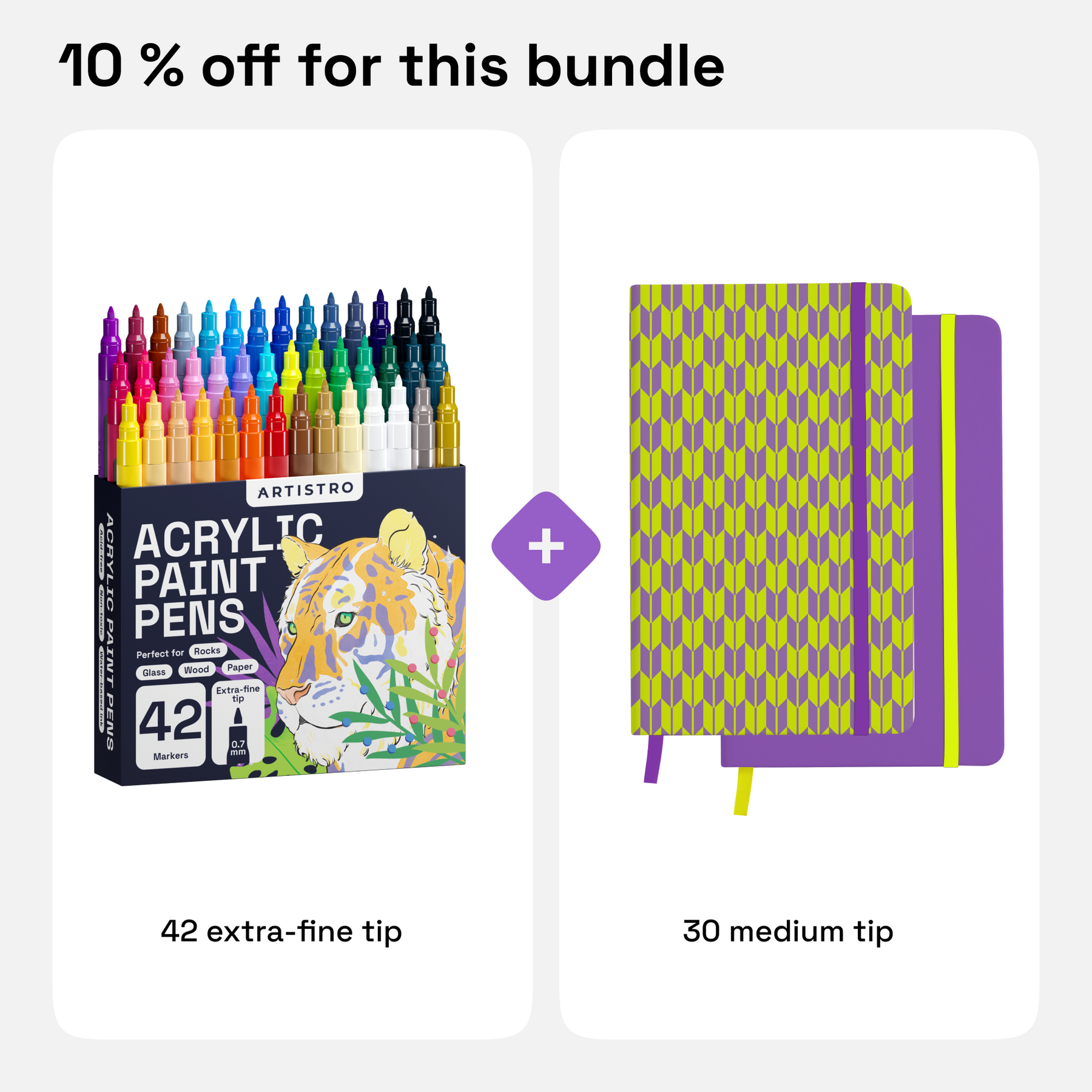 ARTISTRO Premium Hardcover Sketchbook Duo