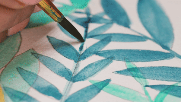paint with watercolor