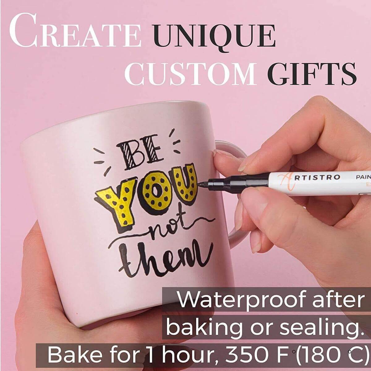 markers waterproof after baking or sealing