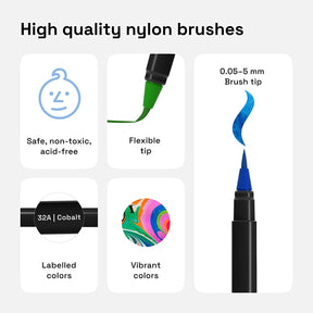 high quality nylon brushes