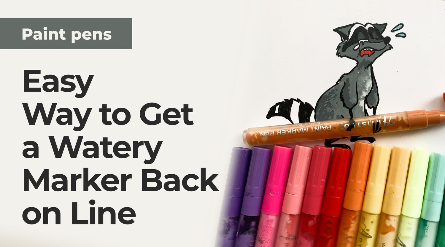 How to fix dried out paint markers: How to bring a marker back to life