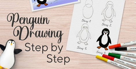 How to Draw a Penguin Step by Step with Artistro