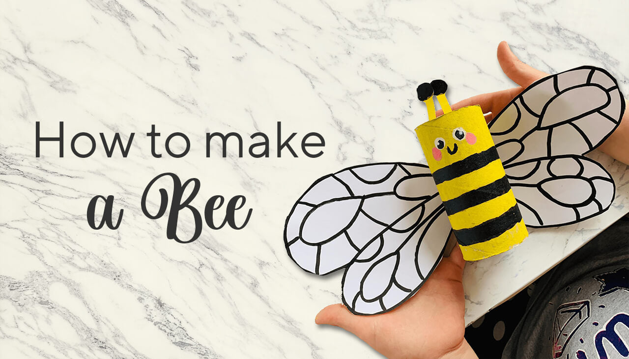 Simple bee painting: Easy bee painting & Bee art project Step by Step