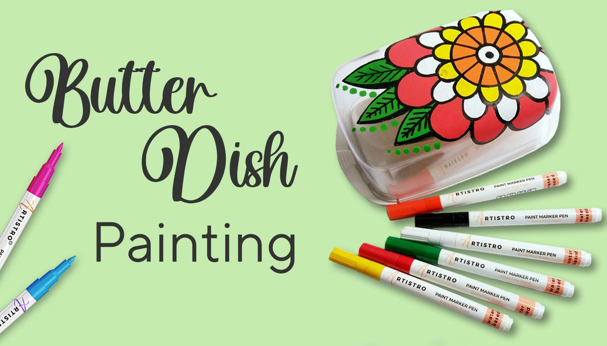 Medium Tip Acrylic Markers - Set of 30 Paint Marker Pens