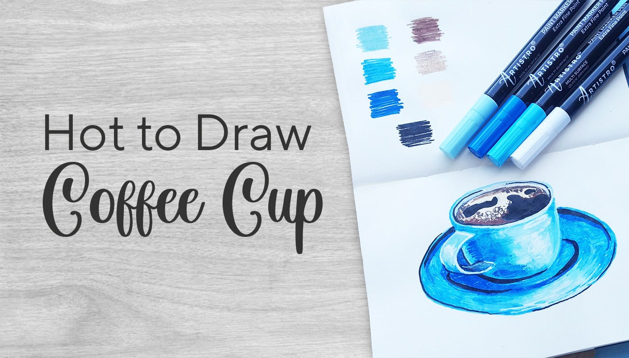 Cup of Coffee Painting Tutorial