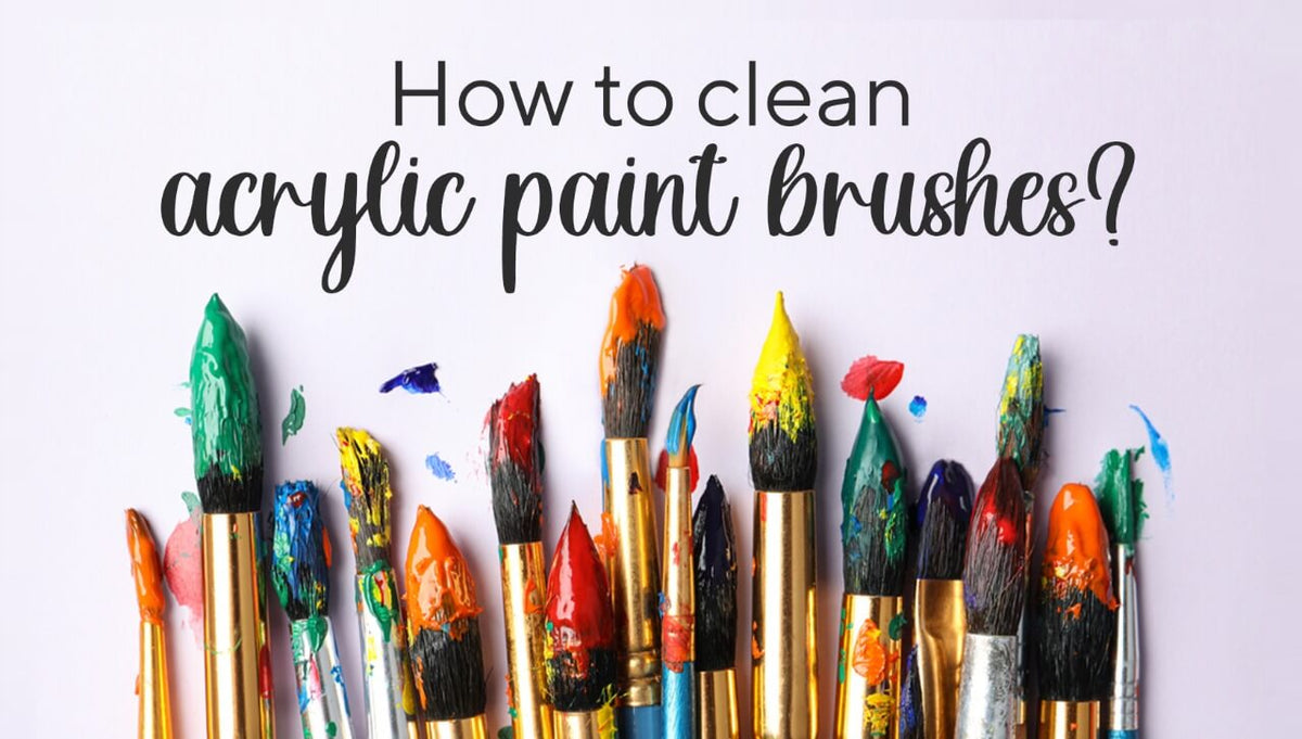 How to Clean Acrylic Paint Brushes: Artistro User Guide