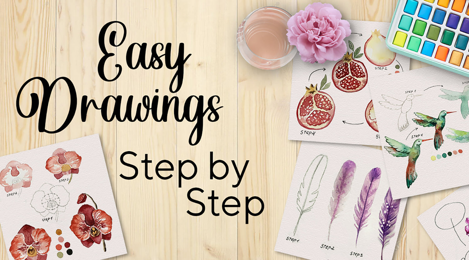 Easy Elephant Drawing- Step by Step Printable - Crafty Morning