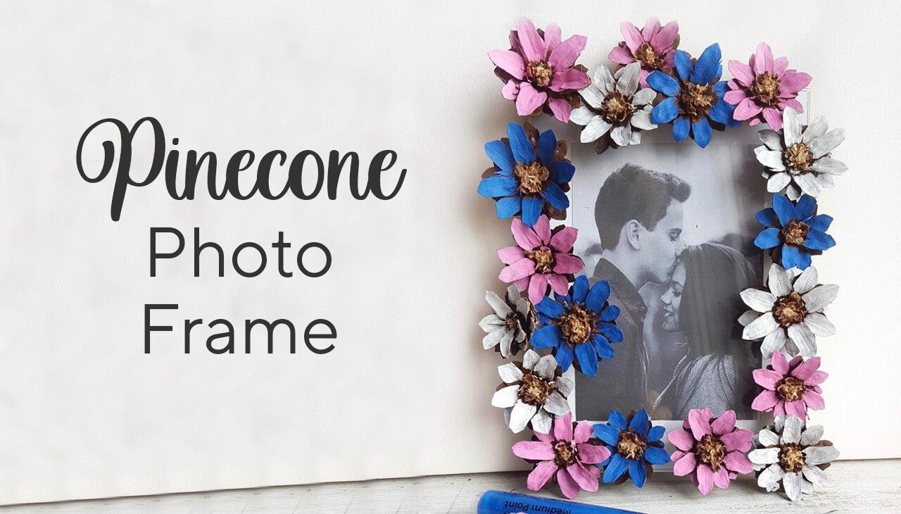 Pine Cone Picture Frame Tutorial