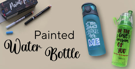 Water Bottle Painting Tutorial from Artistro | Artistro