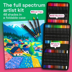 ARTISTRO 48 Acrylic Paint Markers, Set of Paint pens