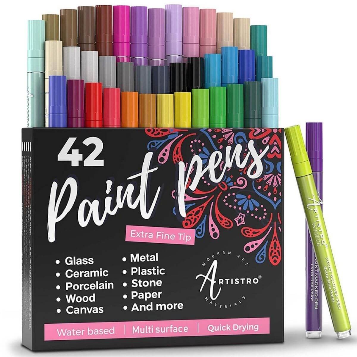 EXCEART 100 Pcs Marker Refill Acrylic Paint Markers Oil Paint Pen Tips  Paint Pen Supplies Acrylic Marker Fine Tip Paint Pens Portable Paint Points