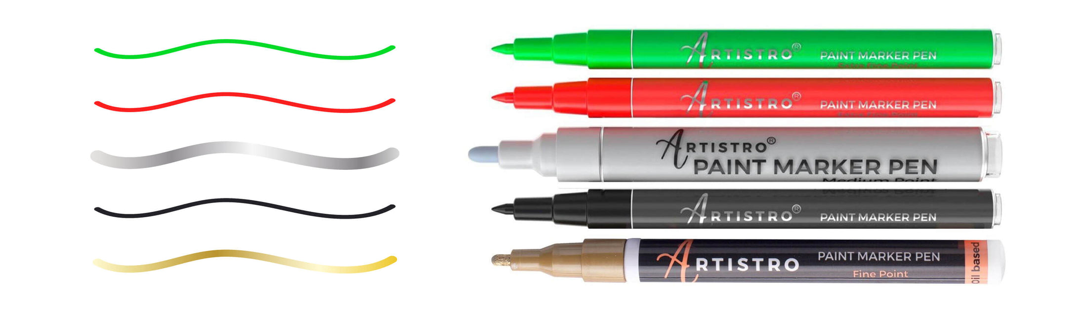 Free Paint Marker Samples: Sample Set Cheap Markers | Artistro Free ...