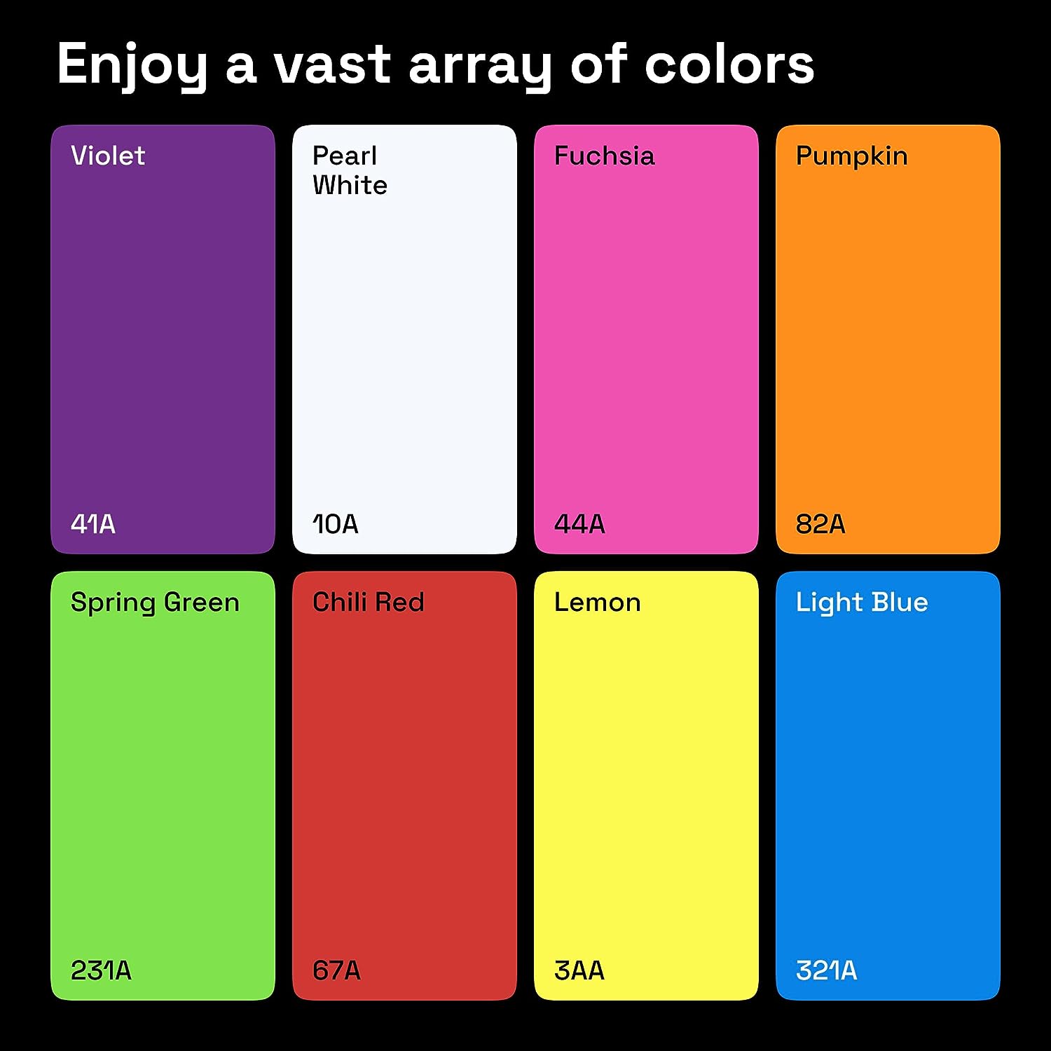 8 color palette