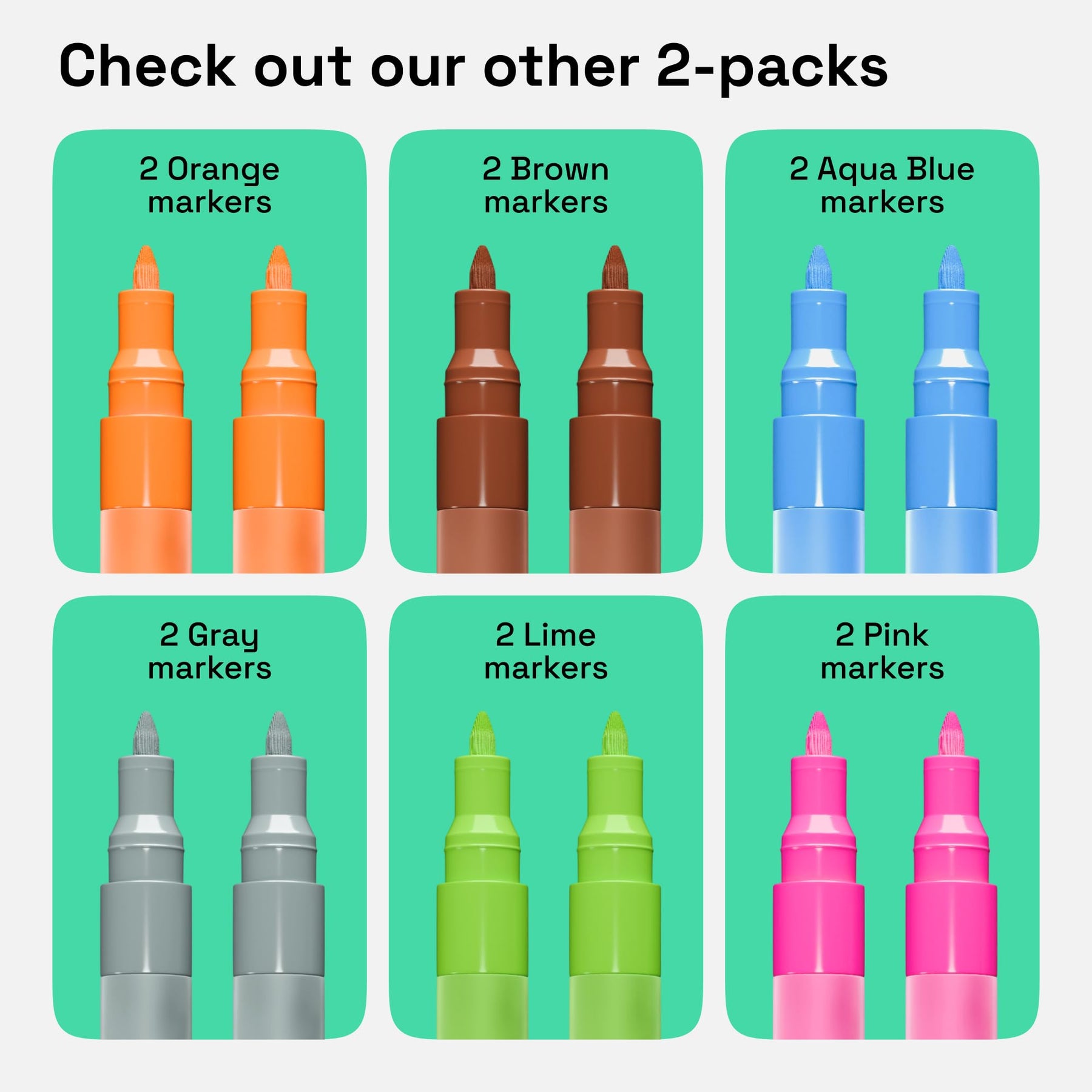 ARTISTRO 2 Rose Gold Acrylic Paint Markers - 0.7mm Extra Fine-Tip Paint Pens - Perfect for Crafting, Art Projects, & Mor