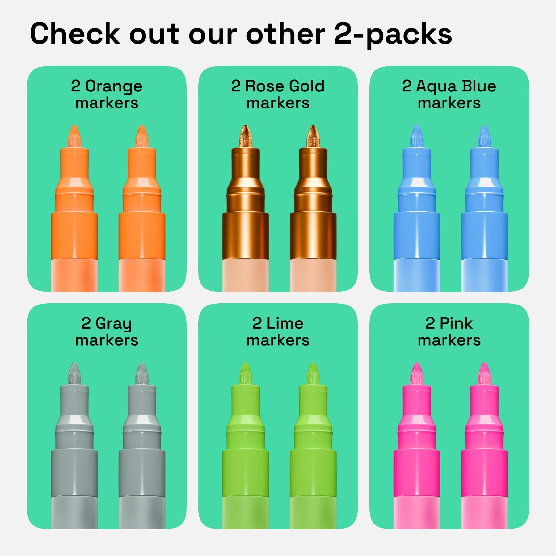 ARTISTRO 2 Brown Acrylic Paint Markers - 0.7mm Extra Fine-Tip Paint Pens - Perfect for Crafting, Art Projects, & More