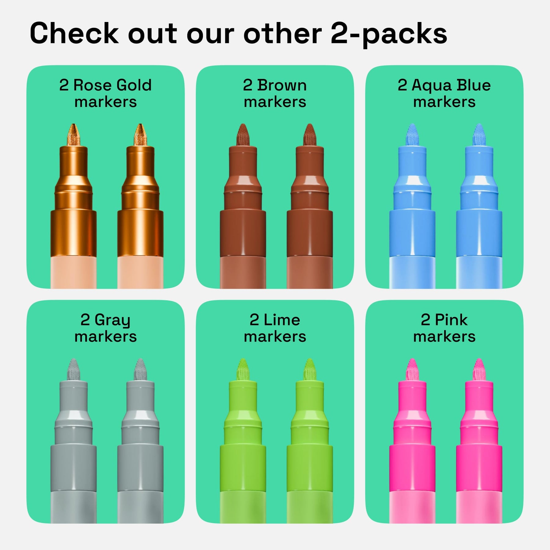ARTISTRO 2 Orange Acrylic Paint Markers - 0.7mm Extra Fine-Tip Paint Pens - Perfect for Crafting, Art Projects, & More