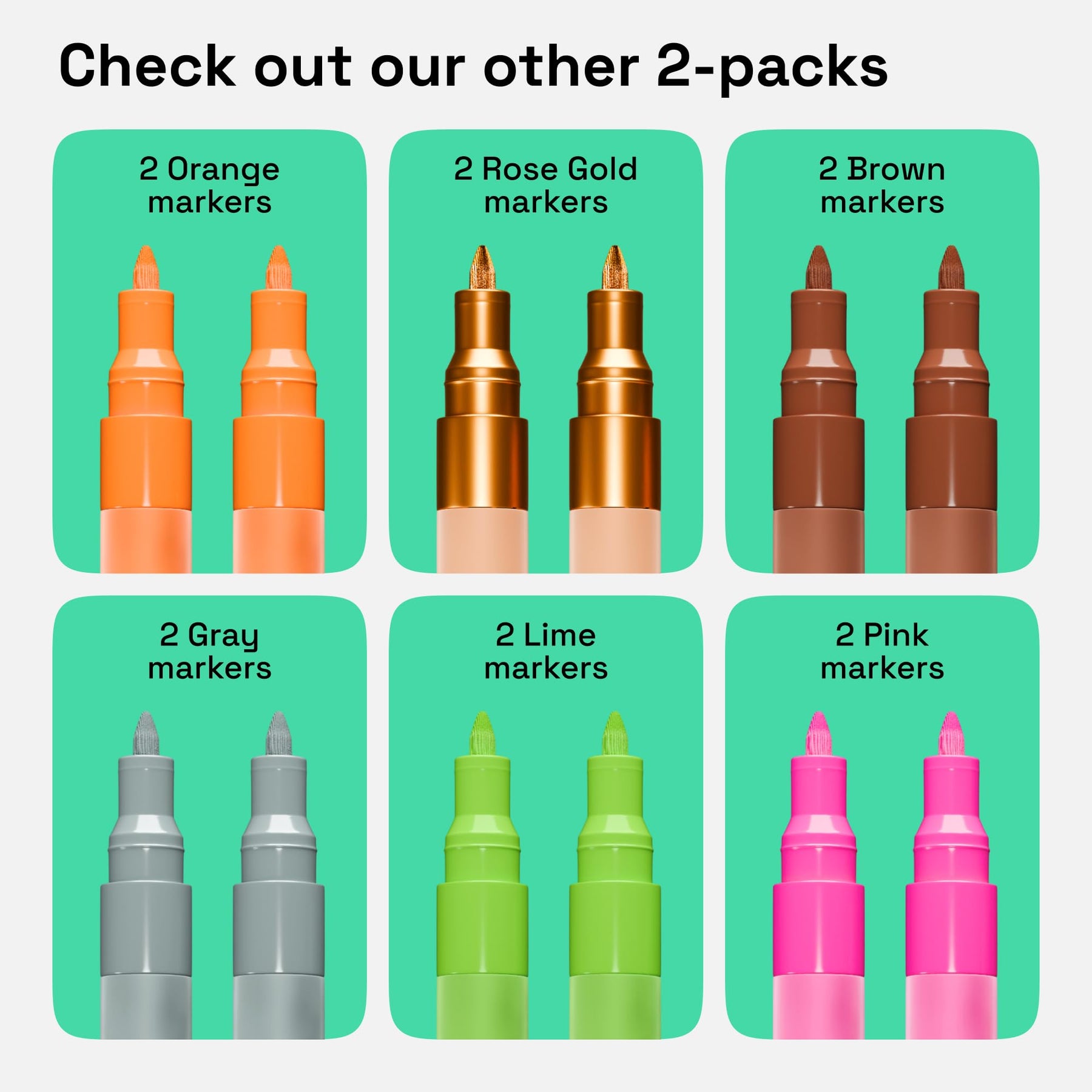 ARTISTRO 2 Light Blue Acrylic Paint Markers - 0.7mm Aqua Extra Fine-Tip Paint Pens - Perfect for Crafting, Art Projects,