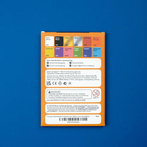 ARTISTRO 12 Fabric Markers - Fine Tip Fabric Markers Permanent for Clothes - No Bleed Pens for T-Shirts, Bags, Textile, Canvas, and more