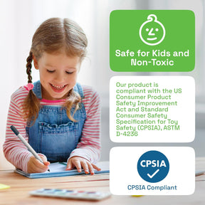 ARTISTRO 5 Black Acrylic Paint Markers - Paint Pens Dual Tip Brush + Fine Ideal for Calligraphy - Perfect for Fabric, Rock, Glass, Wood, DIY - Art Supplies, Stocking Stuffers, Christmas Gift Idea