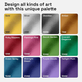 ARTISTRO 24 Metallic Acrylic Paint Markers - Fine Tip Paint Pens for Rock, Wood, Glass, Ceramic, Black Paper, Scrapbooking Crafts, Card Making, DIY Photo Album, Ceramic