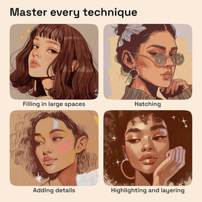 ARTISTRO 24 Skin Tone Acrylic Paint Markers - Paint Pens Dual Tip Brush + Fine Ideal for Calligraphy - Perfect for Fabric, Rock, Glass, Wood, DIY - Art Supplies, Stocking Stuffers, Christmas Gift Idea