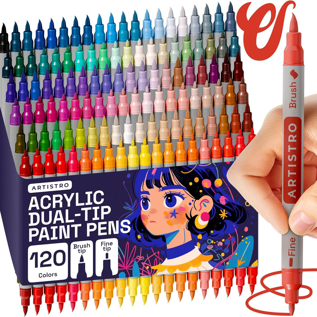 dual tip diy paint marker