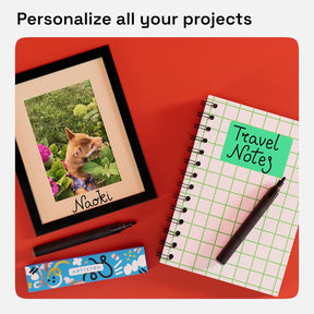 ARTISTRO 2 Black Acrylic Paint Markers - 3mm Medium-Tip Paint Pens - Perfect for Crafting, Art Projects, & More