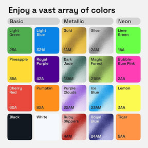 20 colors palette 