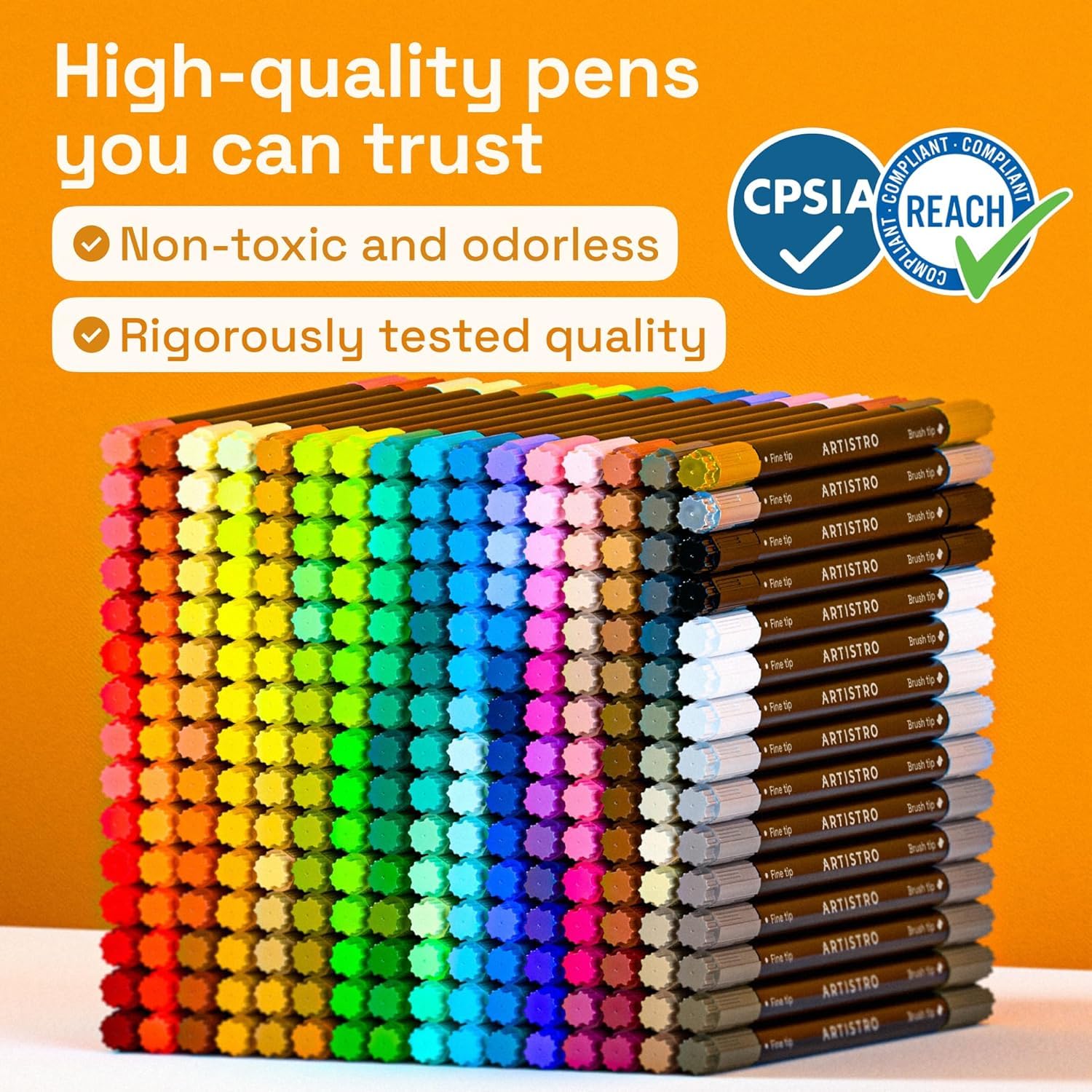 ARTISTRO Precision Dual-Tip Acrylic Paint Marker Pens - Set of 240