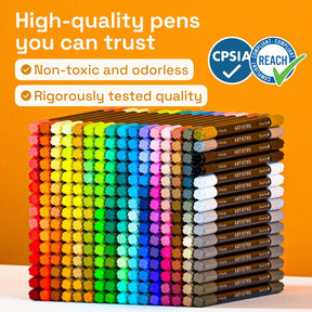 ARTISTRO Precision Dual-Tip Acrylic Paint Marker Pens - Set of 240