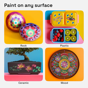 ARTISTRO 12 Metallic Acrylic Paint Markers - Medium Point Paint Pens for Rock, Wood, Glass, Ceramic, Black Paper, Scrapbooking Crafts, Card Making, DIY Photo Album, Ceramic