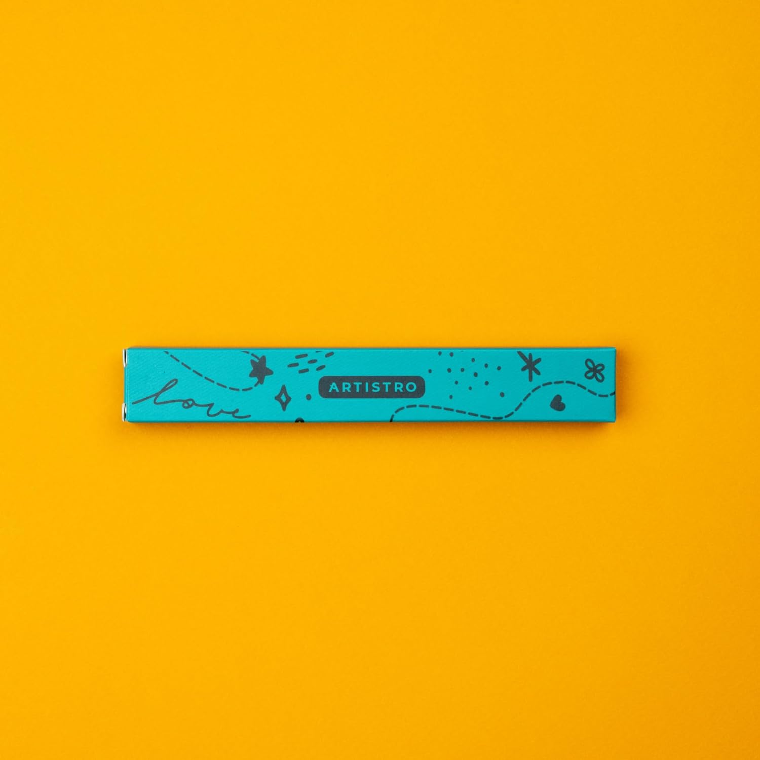 ARTISTRO 2 Black Dual-Tip Fabric Markers - Fabric Decorating Kit - Permanent for Clothes - No Bleed Pens for T-Shirts, Bags, Textile, Canvas, and More (Brush Tip and Fine Tip)