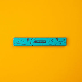 ARTISTRO 2 Black Dual-Tip Fabric Markers - Fabric Decorating Kit - Permanent for Clothes - No Bleed Pens for T-Shirts, Bags, Textile, Canvas, and More (Brush Tip and Fine Tip)