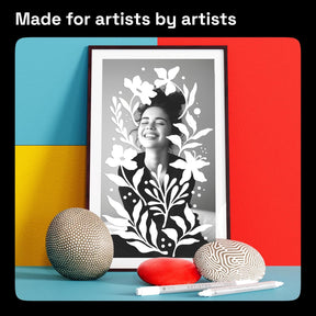 ARTISTRO 5 White Dual-Tip Acrylic Paint Pens for Rock, Ceramic, Glass, Wood, Fabric - White Markers for Acrylic Painting, 5mm Dot + 1mm Fine Tips