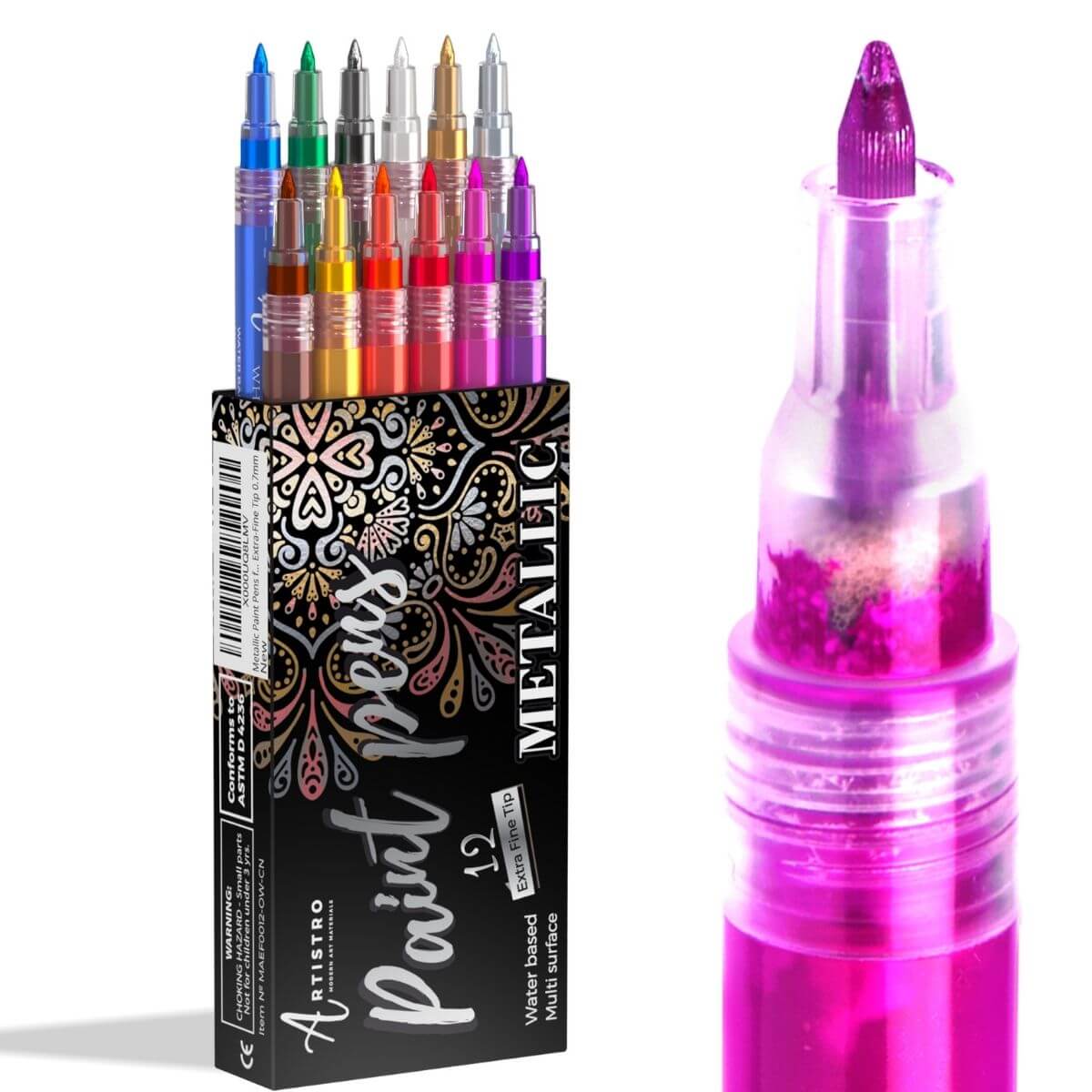 ARTISTRO Water-Based Art Supply Bundle: Trending Colors Marker Bundle