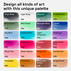 unique palette 24 colors