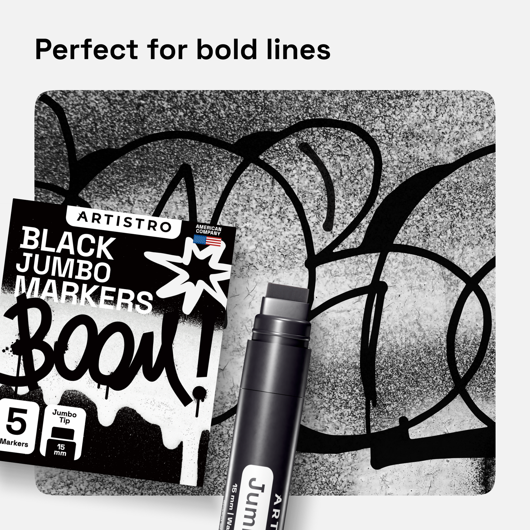 jumbo markers perfect for bold lines